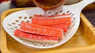 ❗️Sinubukan ko itong gawin sa CRAB STICK ang sarap pala! 💯Perfect for Breakfast or Snacks. 😋