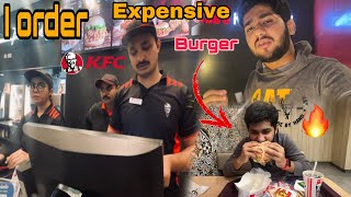 I ORDER KFC Most Expensive Burger🍔Kitna ka mila??🤫