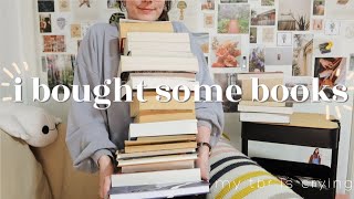 justifying purchasing another 25+ books 🙃 a bookhaul