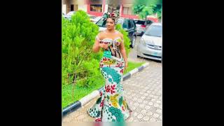 #youtubeshorts Beautiful Ankara Long Gown Styles for Ladies