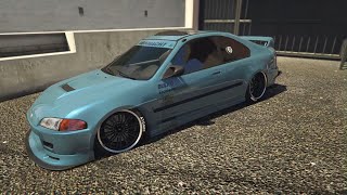 Cars of GTA V expanded & enhanced 4K: Kanjo sj,honda civic si