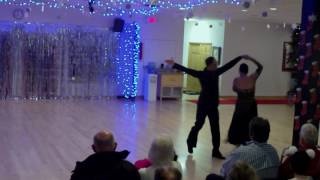 Kathleen Stokes and Mr. James Christmas Tango