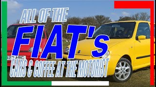 All The Fiats Cars & Coffee at The Motorist 20-3-22