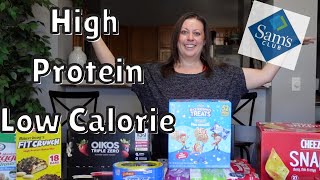 Sam's Club Weight Loss Haul for a Single Person | High Protein Low Calorie Options