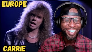 EUROPE - CARRIE (OFFICIAL VIDEO) | ICONIC 80s POWER BALLAD l REACTION & REVIEW