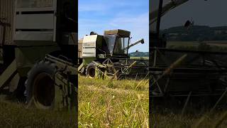 Retro combine 🚜 #combine #harvester #farming #retro #farm #farmer