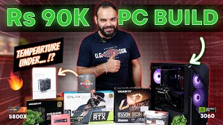 PC Build Under Rs 90000 For Gaming & Editing In 2023 | Ryzen 7 5800X & RTX 3060 12GB