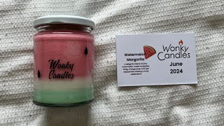 Wonky Candle June Subscription Box Unboxing