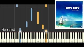 Owl City - Meteor Shower (Piano Tutorial Synthesia)