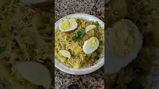 poha with eggs recipe simple,easy and healthy||#cookingwithrajia