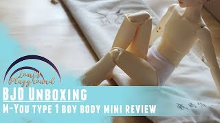 BJD box opening: Rhyllyn's new body! (M-YOU Type 1 45cm boy mini review)