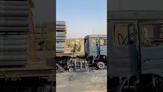 Load truck jal gya #viral #trending #trucking #reels #shorts