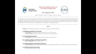 N2O Solutions Now | Side Event