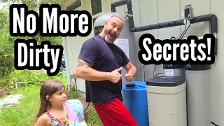 NO MORE SECRETS!....   Fixing Water Problems Rain Soft System #homestead #chicken #coop #diy #family