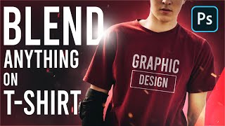 How to Blend logo or Anything on tshirt in Photoshop CC