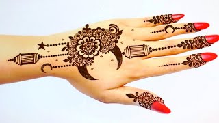 Eid special mehndi design 2024 | chand mehndi design | Eid mehndi | Minha's creation