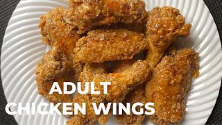 Adult Chicken Wings || Lemon Honey Wings with A Hint of Tequila