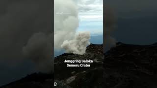 Jonggring Saloka Semeru #shorts #semerumeletus  #volcanoeruption