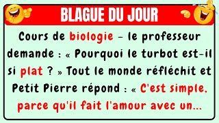 🤣 BLAGUE DU JOUR ! - Pourquoi le turbot est-il si plat ? Parce qu'il...⎪Vidéos drôles tous les jours