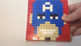 Lego set review|Captain America mosaic