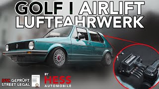 VW Golf MK1 mit AirLift Vollluftfahrwerk