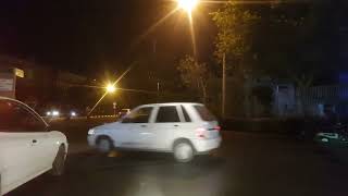 NIGHT DRIVE SENCE : CITY TOUR IN MASHHAD .FARHANG BLVD (EAST TO WEST).