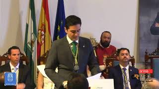 Discurso investidura XII Legislatura 2023-2027. Convento de la Trinidad. 17 junio 2023.