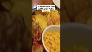 🌈🥔Truffle Potato Crisps &Chicken Platter at Fridays #yummy #shorts2023 #short #fypシ #zeusandathenatv