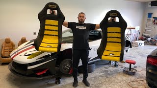 Bucket seats on Goonzquad Ferrari 458 (Part 4)