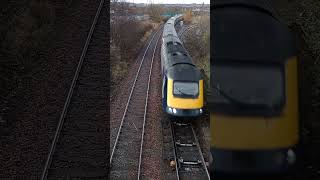 43037 and 43012 working 1T38 from Aberdeen to Glasgow Queen St #shorts #train #class43 #hst #shorts.