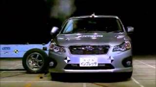 Crash Test 2012 - Subaru Impreza (Side Impact) JNCAP W/Sca