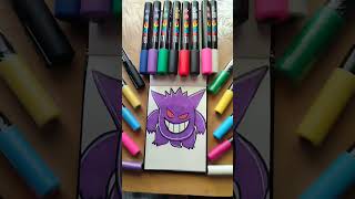 Posca art #gengar #posca #art #shorts