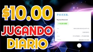 GANÈ $3 DOLARES cada 15 MINUTOS JUGANDO