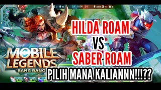 ADU MEKANIK ROMER HILDA VS SABER || MLBB