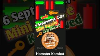 Hamster Kombat 06 September 2024 Daily Mini Game Solve(Puzzle) key #hamsterkombat #shorts #hamsters