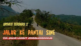 Terbaru!! Perjalanan Ke Pantai Sine Via Tol Langit Jengglungharjo