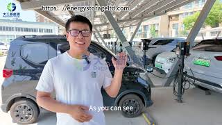 Photovoltaic energy storage and charging integrated intelligent parking lot project