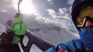 Snowboarding in Val d'Isere - December 2019