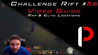 Diablo 3 - Challenge Rift 56 - Video Guide with Map & Elite Locations