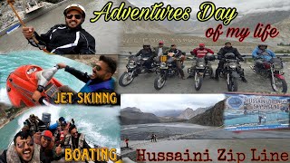 The ADVENTURES Day Of My Life | Attabaad Lake Boating-Hussaini Bridge Zip Line-Passo Cones-Rakaposhi