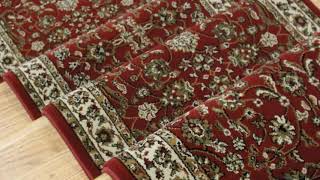 Persian Classic  2020 Red 26 and 31 inch Hall and Stair Runner With Matching Area Rugs