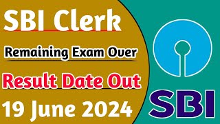 Sbi Clerk Mains Result 2024 || sbi clerk result date 2024