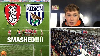 SMASHED SMASHED SMASHED *VLOG* Rotherham vs West Brom