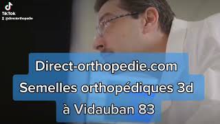 Les semelles orthopédiques imprimés 3d chez Direct-orthopedie.com et son partenaire Scientifeet