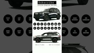 TOYOTA SEQUOIA TRD PRO #shortvideo #shorts  #youtubeshorts #ytshorts