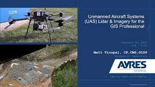 UAS Lidar/Imagery Collection for the GIS/Mapping Professional