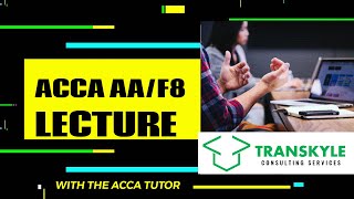 ACCA AA F8 WEEK 2 PROFESSIONAL ETHICS, AUDIT DOCUMENTATION & QUALITY CONTROL