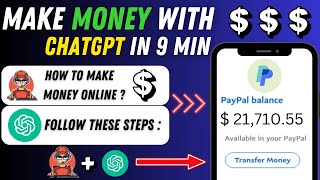 ChatGPT: How I made $21,710 in 7 Days! (work from home jobs 2023)