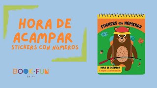 Hora de Acampar (Stickers con números)