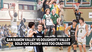 San Ramon Valley vs Dougherty Valley | SOLD OUT CROWD WAS CRAZY!  Connor Sevilla vs Parker Mclaughry